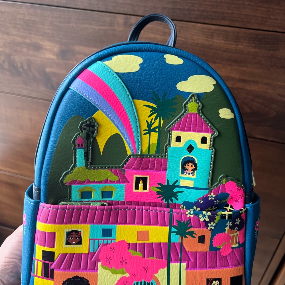 Disney Loungefly Encanto backpack purse. Only used once, in pristine condition